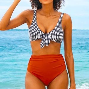 Windowpane Bikini Top
